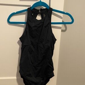 Strapping Black Leotard